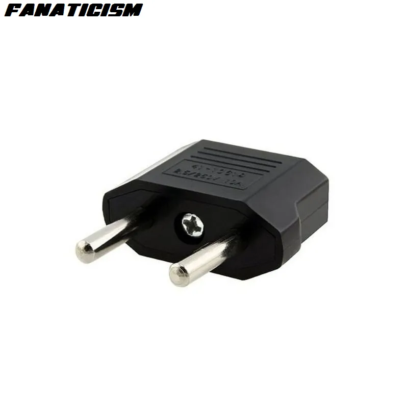 Fanatismus Universal Ladegerät AC Elektrische Power Stecker Adaptador Konverter Europäischen Reise UNS Zu EU Stecker Adapter Transfer stecker 100 teile/los