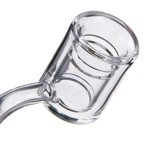 4mm tjock botten kvarts termisk p Banger spik 10mm 14mm 18mm termiska banger naglar för glas vatten rör DAB oljeplattor glas bongs