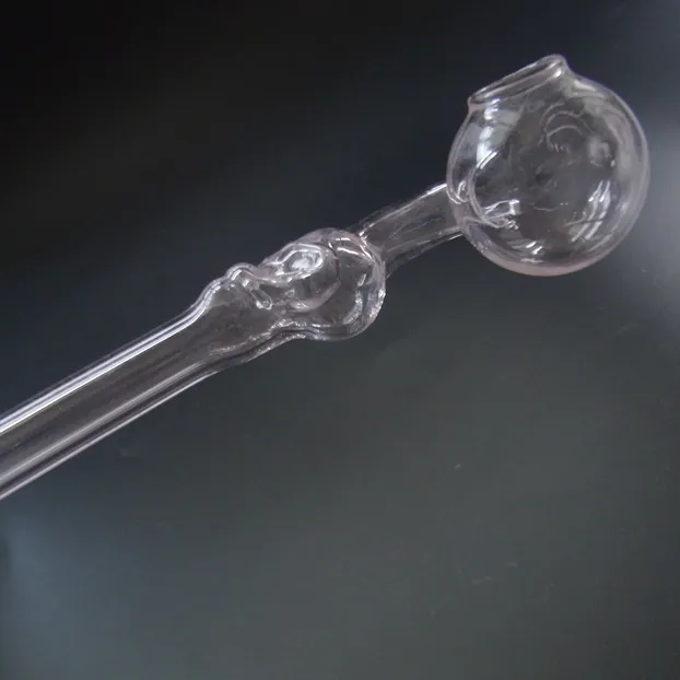 Verre Fumer Pipes tubes en verre Slingshot Skull Glass Pips G7