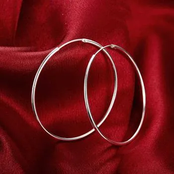 Groothandel - laagste prijs kerstcadeau 925 sterling zilveren mode oorbellen E33