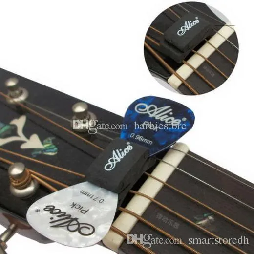 1pc svart gitarr headstock plockhållare gummi e00377 Bard