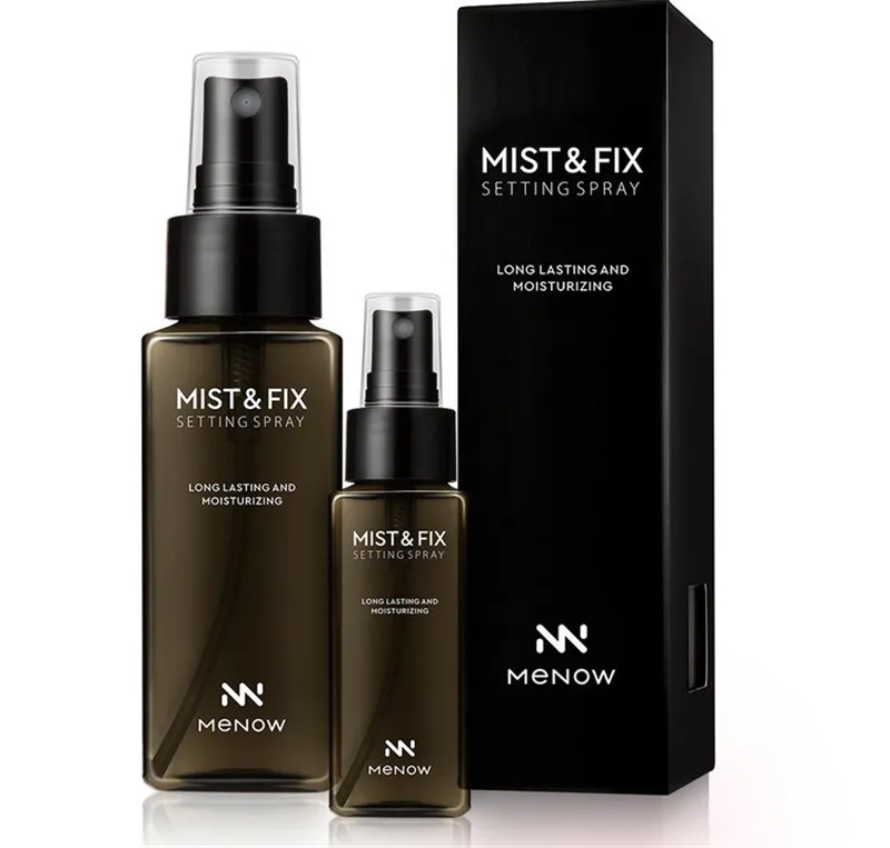 Hot New Makeup Menow MISTFIX spray fissante Primer idratante a lunga durata 75ml Spedizione Dhl