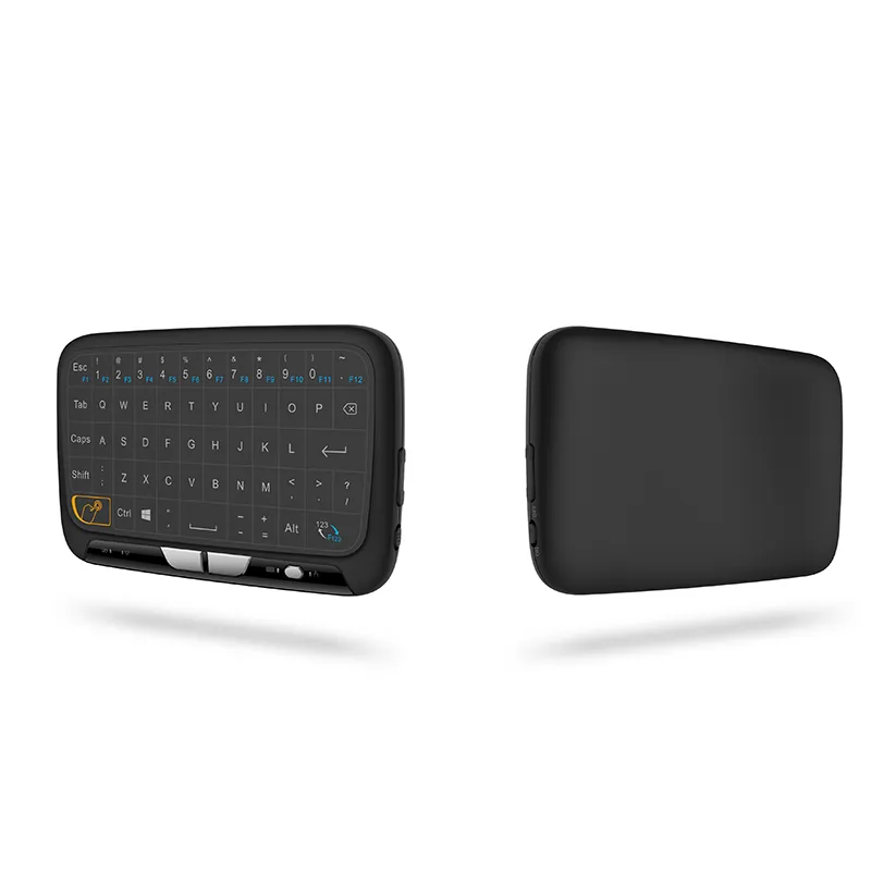 2017 El más nuevo teclado inalámbrico H18 Mini 2,4G con panel táctil completo air Mouse teclado para Windows Android TV Box Linux T95M X96 MXQ PRO