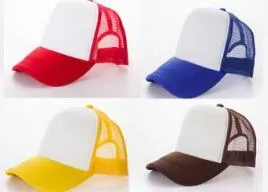 Trucker Baseball Golf Mesh Cap Blank Unisex Classic Designer Hat Snapbacks Polyester Vintage för män Volunteers Fashion Cap DHL Gratis