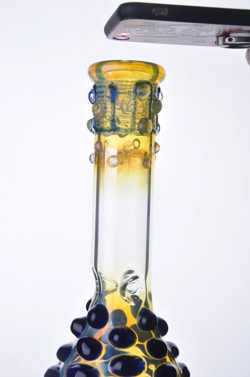 Nouveau narguilé aux champignons Pipe à eau en verre Bangs en verre zob colorés faits à la main plate-forme pétrolière avec joint de 14 mm