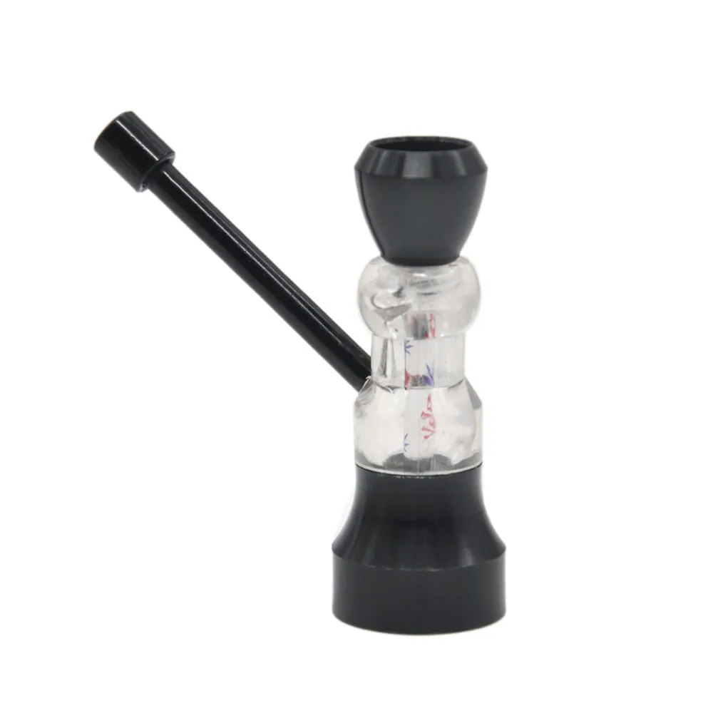 mini tubo de alumínio shisha de metal para fumar água shisha cachimbo de água moedor de ervas máquina de rolamento vaporizador de papel caixa de comprimidos bongs de vidro