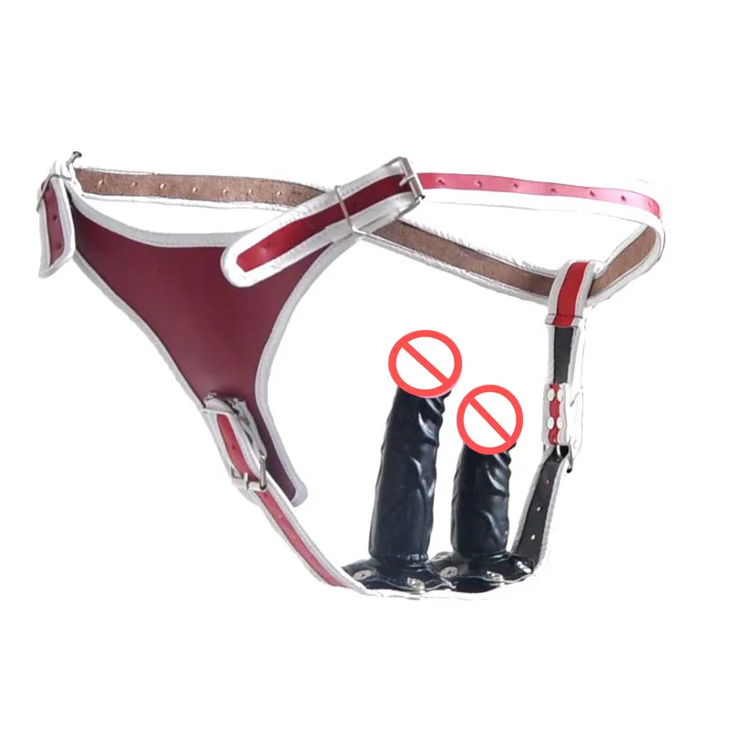 Correia no vibrador cinto feminino com plugue anal e plugues vagina macio couro pvc pant produtos sexuais para jogos sexuais adultos 4313361