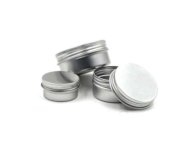 5ml 10ml 15ml 20ml 30ml 50ml 100ml Aluminum Tins Cosmetic Container Empty Cream Jar Aluminum Jars