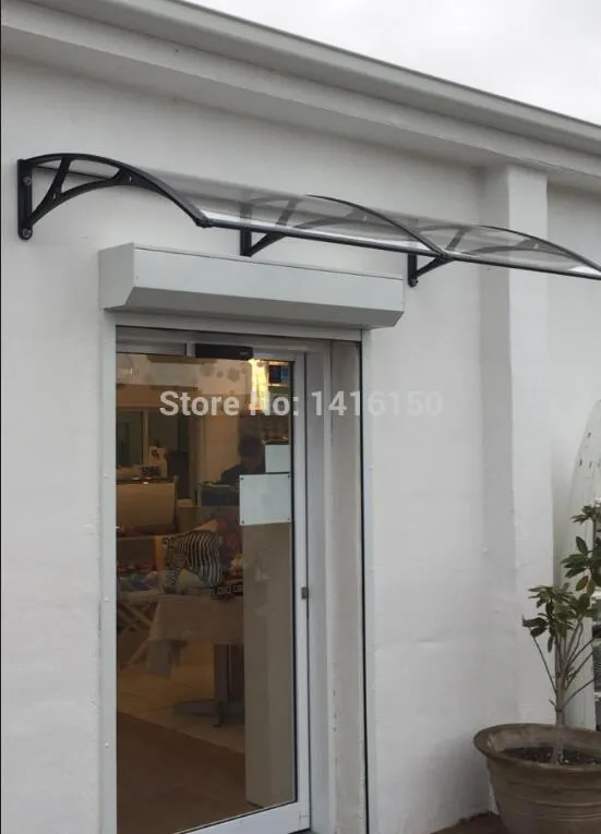 DS100200-A,100x200CM.window awning,aluminum bracket and solid polycarbonate awning