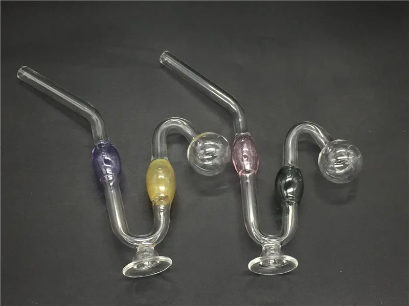 Snakelike Tasbacco Bongs Pipesガラスパイレックスオイルバーナーパイプガラス喫煙タバコガラス喫煙バブラー気化器タバコ乾燥ハーブウォーターパイプ