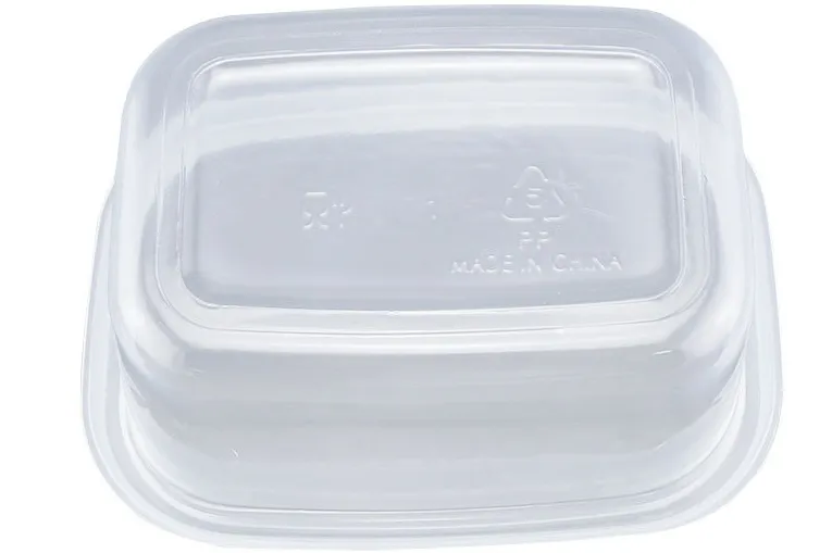 Einweg-Kuchenbehälter aus Kunststoff, 709 ml, 2 Arten, Farbdeckel, Muster, Schichtkuchen, Brotkasten, Großhandel