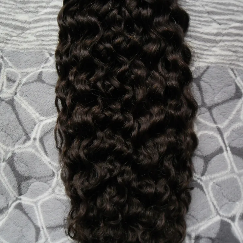 Brazilian Human Hair Extensions kinky curly Capsule Keratin I Tip Hair Fusion 100g 1g/strand 100s virgin i tip extensions