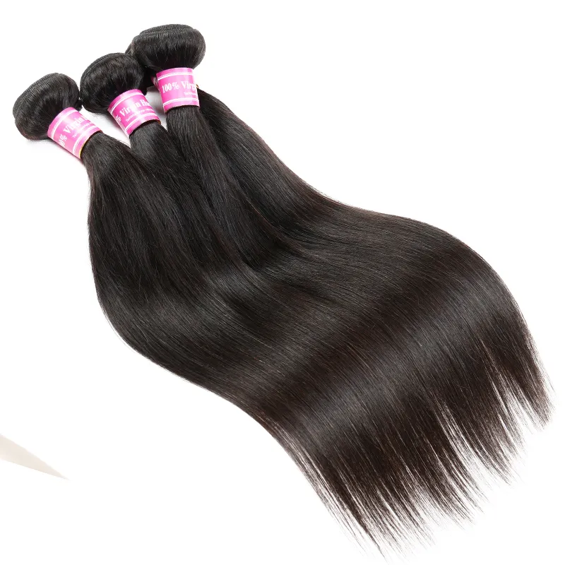 Brazilian Cambodian Mongolian Indian Peruvian Malaysian Virgin Human Hair Weaves Unprocessed Natural Black Straight Hair Bundles On Sales