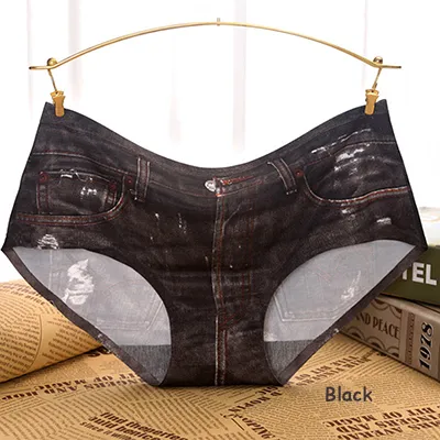 Womens Underwear Women'S Thong Ultra-Thin Full Transparent Panties Low  Waist Breifs Underwear For Women Black One Size