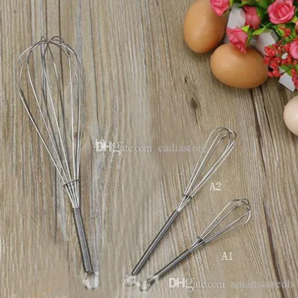 Manual Kitchen Stainless steel Egg Beaters Whisk Mixer Cream Baking Blender E00347 BARD