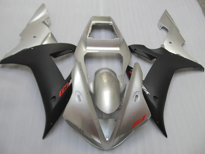 Bodywork Fairing kit for Yamaha YZF R1 2002 2003 silver black red fairings set YZF R1 02 03 OT13