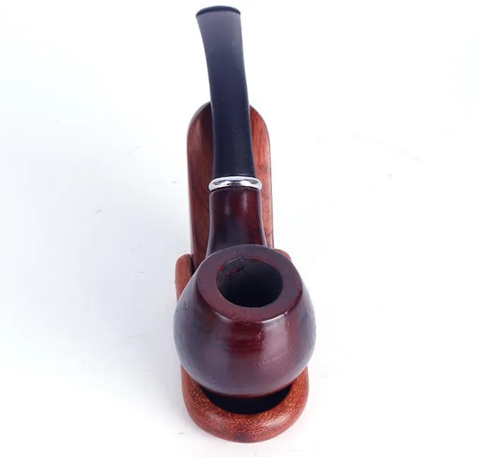 Carved with a gift box resin pipe smooth red plus circle removable creative cigarette holder cigarette holder accessories