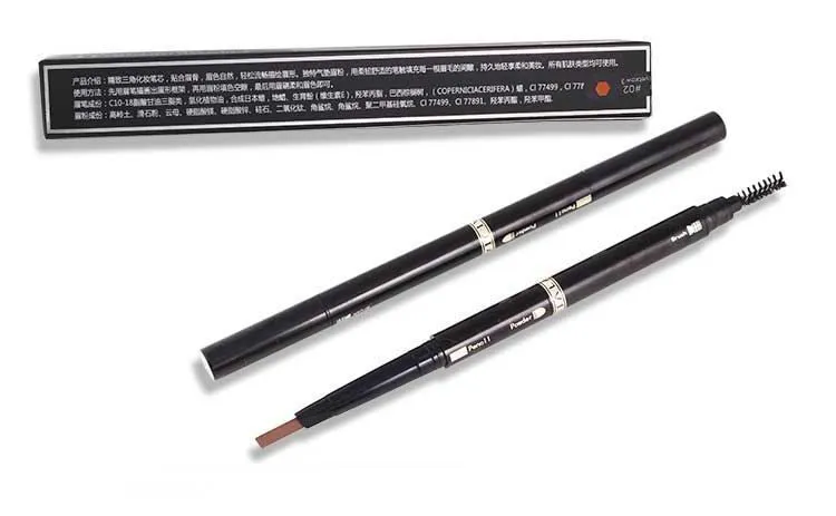 방수 JIA LANDAI 3D 눈썹 연필 LIZI 여자 깡패 쿠션 눈썹 연필은 개별적으로 5 색 50 개 / 많은 DHL과 함께 포장