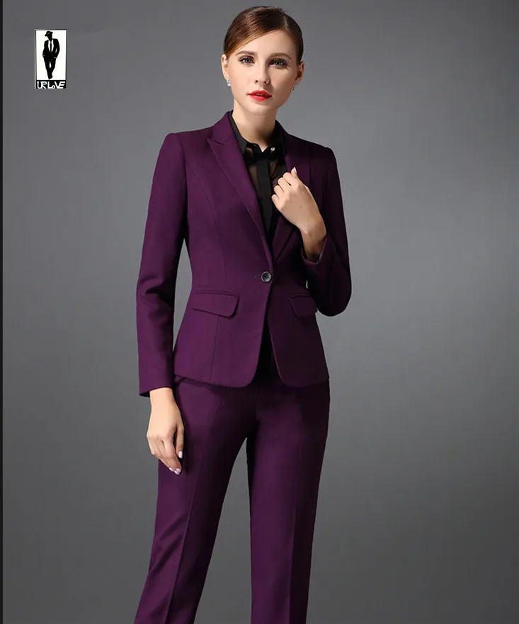 lavender pant suit womens