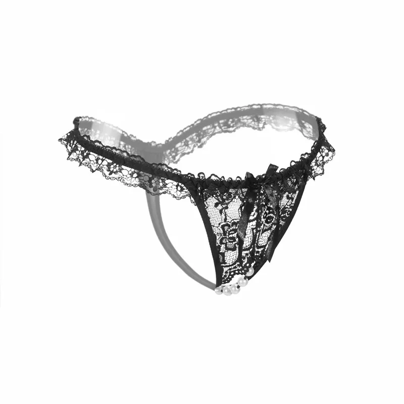 Womens Lace G String Thong Bikini, Sexy Transparent Underwear, Erotic  Lingerie, Pearls Thong G String Briefs Panties For Sex From Hsaiiou, $7.11