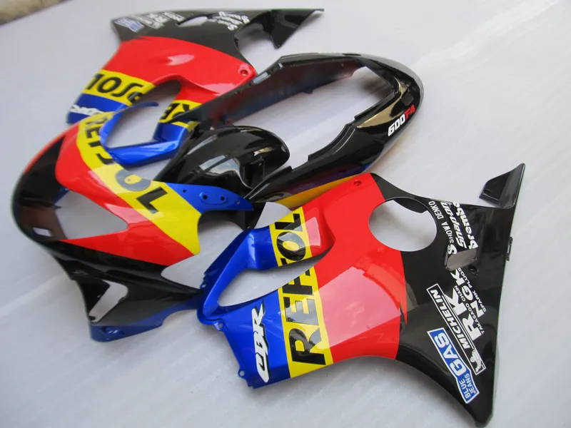 Motorcykel Fairing Kit för Honda CBR600 F4 1999 2000 Red Blue Black Injection Mote Fairings Bodywork CBR600F4 99 00