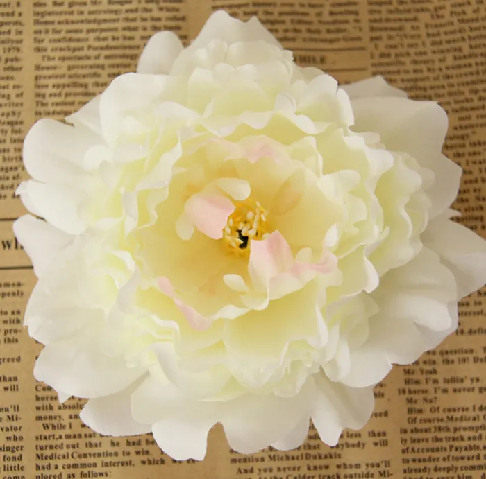 5.9" Large Silk Peony Flower Heads Multi color for Wedding Party Decoration Artificial Simulation Silk Peony Camellia Rose Flower Wall