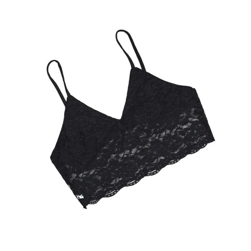 Toptan-Seksi Kadınlar Kırpma Üstleri Boho Saydam Iç Çamaşırı Seksi Sheer Dantel Bralette Lingerie Sutyen Kırpma H34 Tops