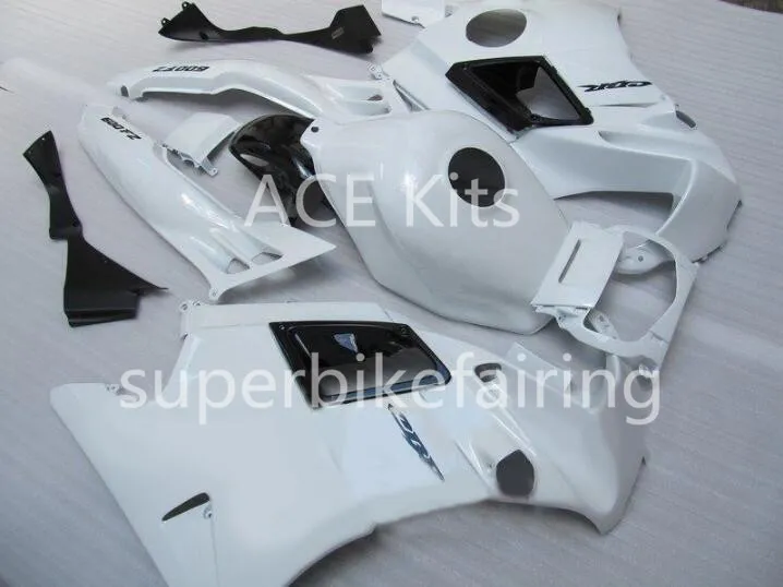 3 omaggi Honda CBR600F2 91 92 93 94 CBR 600F2 CBR600 1991 1992 1993 1994 ABS Carenatura moto Bianco AA2