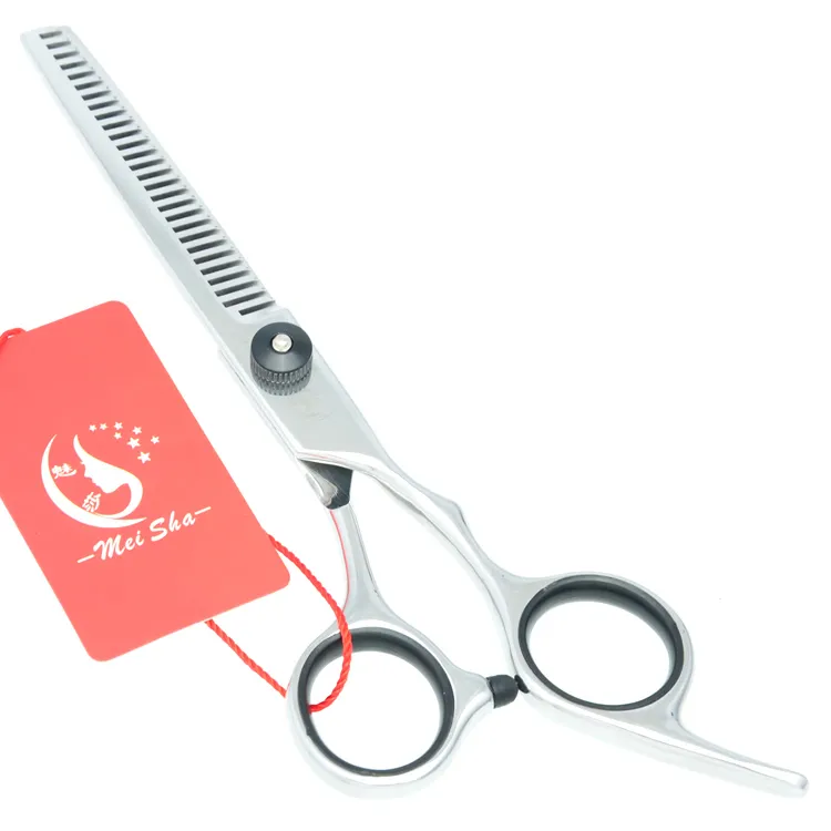 7.0inch Meisha Hot Grooming Saxar för husdjur JP440C Professionell skärning Tunna Curved Dog Cat Shears Tesoura valp, HB0043