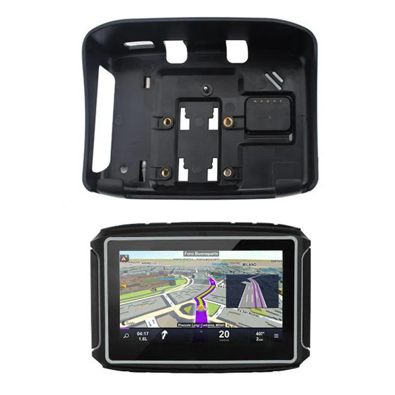 Système de Navigation GPS pour moto, 43 pouces, Bluetooth, étanche IPX7, moteur antiséisme, Navi avec SDRAM 256 mo 8 go Maps4512680