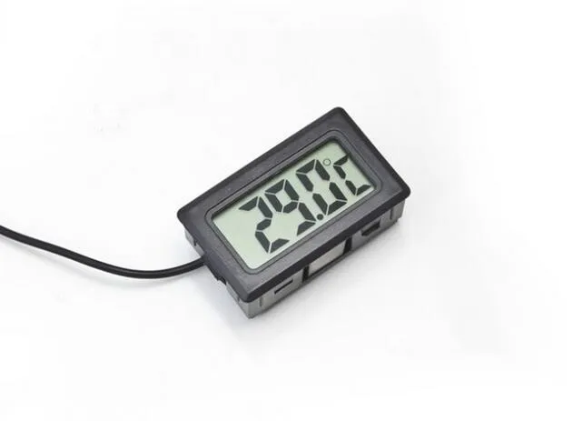 DHL gratuit LCD thermomètre numérique sonde réfrigérateur congélateur thermomètre thermographe pour réfrigérateur -50 ~ 110 degrés avec boîte de vente au détail