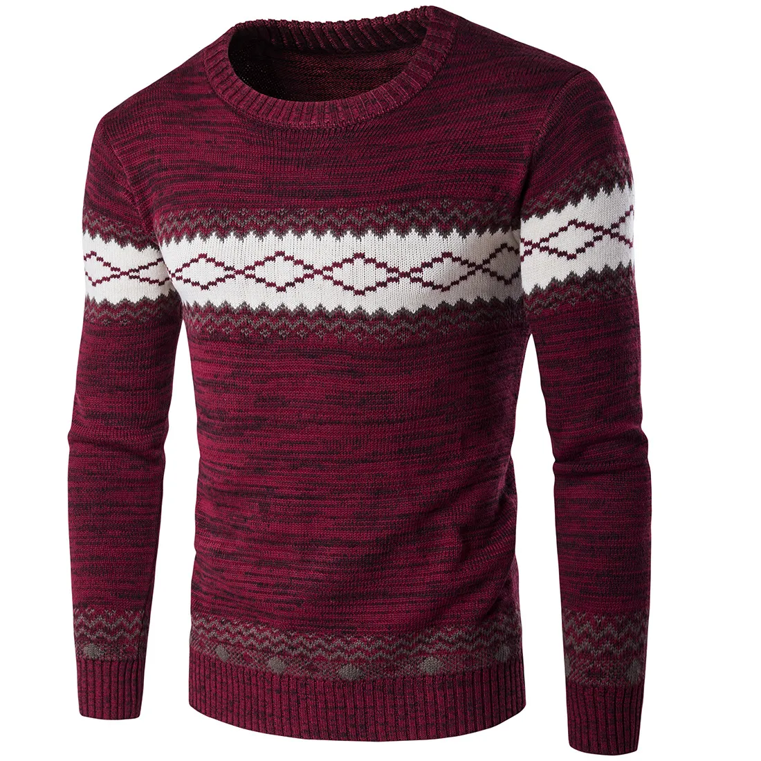 England Stil Winter Männer Weihnachten Pullover Männliche Muster Designer Pullover Jumper Slim Fit O-ansatz Pullover männer Sweatershirts