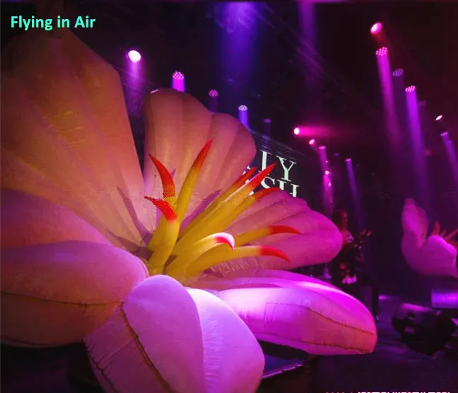 2m/3m Concert Aritificial Flower Inflatable Flower for Stage/Ceiling