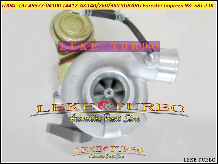 TD04L-13T 49377-04100 14412-AA140 14412AA260 14412AA360 Turbo For SUBARU Forester Impreza 1998- 58T 2.0L 210HP (5)