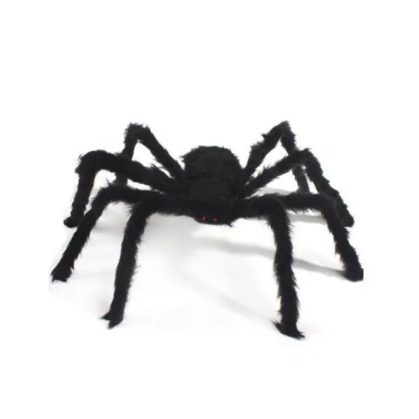 Halloween Decoration Black Spider Spider Halloween Decoration Haunted House Prop Indoor Outdoor Black Giant 3 Size