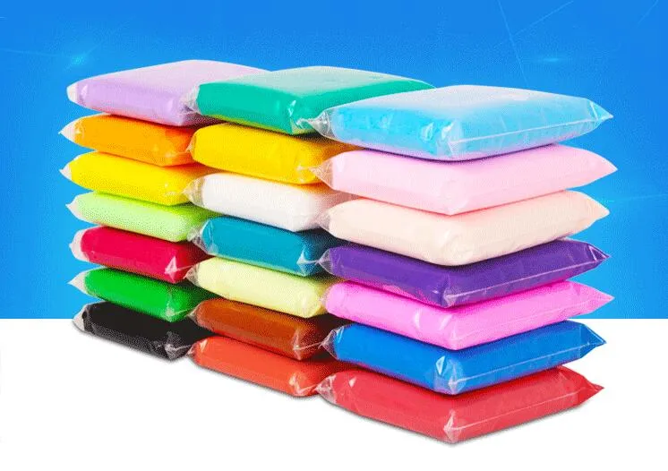 100g Fimo argile colorée polymère pâte à modeler pâte à modeler Air sec pâte à modeler lumière bricolage doux créatif Handgum jouets argile pour les enfants