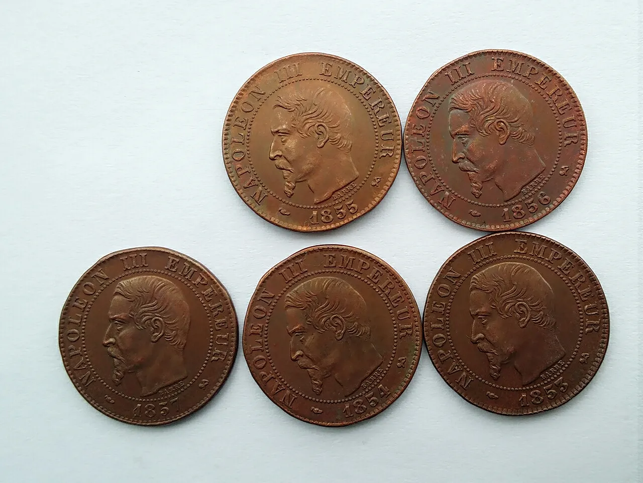 فرنسا 1853-1857-B نابليون الثالث فرنسا 2 سنتا عملة تختلف الحرف شحن مجاني ترويج رخيصة سعر المصنع لطيفة المنزل الملحقات العملات
