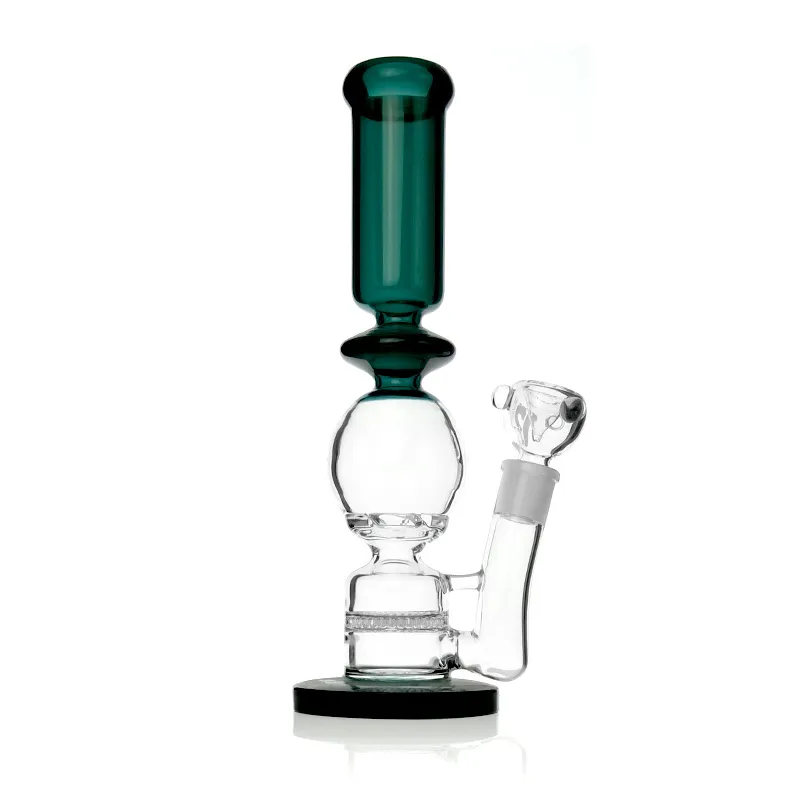 MIX Color Glass Bongs Rechte Type Percolators Glas Waterleidingen voor roken met 18mm Vrouwelijke Groothandel