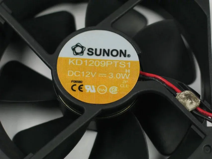 Sunon KD1209PTS1 DC 12 V 3.0W 2-przewodowy 2-pinowy złącze 92x92x25mm Server Square Fan