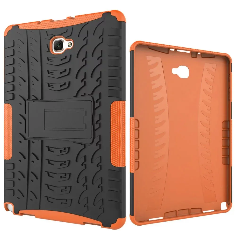 Hybrid KickStand Impact Rugged Heavy Duty TPU+PC Cover Case FÜR Samsung Galaxy Tad A 10.1 P580 P585 Tab S4 10.5 T830 T835 40p