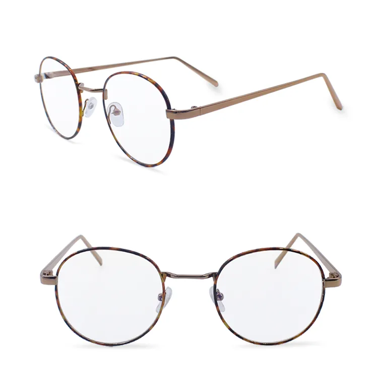 Optische Brillengestelle, superleicht, Vintage, rund, Original, klare Linse, Markendesigner, Herren- und Damenbrillen mit Box