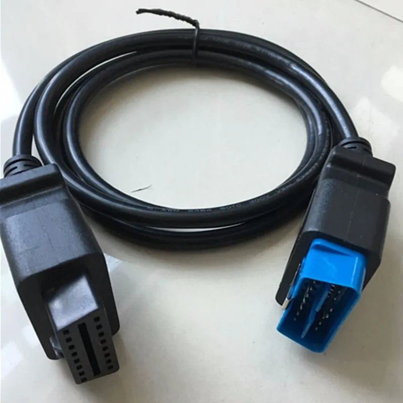 ترويج اختيار كابل الكابلات OBD2 امتداد كابل التشخيص OBD II OBD2 16 PIN موصل 16PIN إلى 16PIN