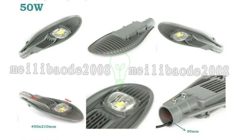 LED Street Light 50W 100W 150W Road Garden Lamp Bridgelux Chip 45mil 100lm/w IP65 LED Streetlight Park Lights Outdoor Lighting MYY