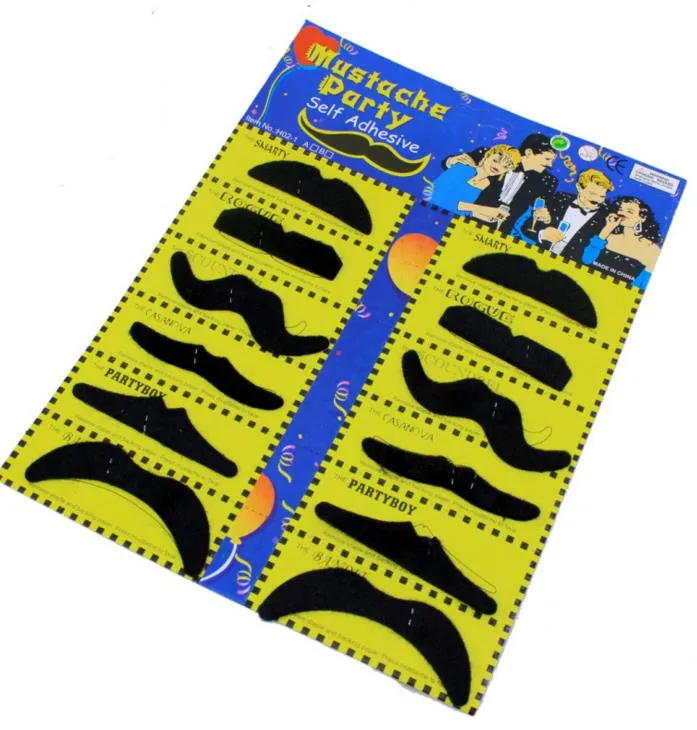 Fancy Dress Mustache Beard Halloween Christmas Cosplay Costume Stage Hen Night Party Pobooth Whisker Festive Holiday Gift2581878