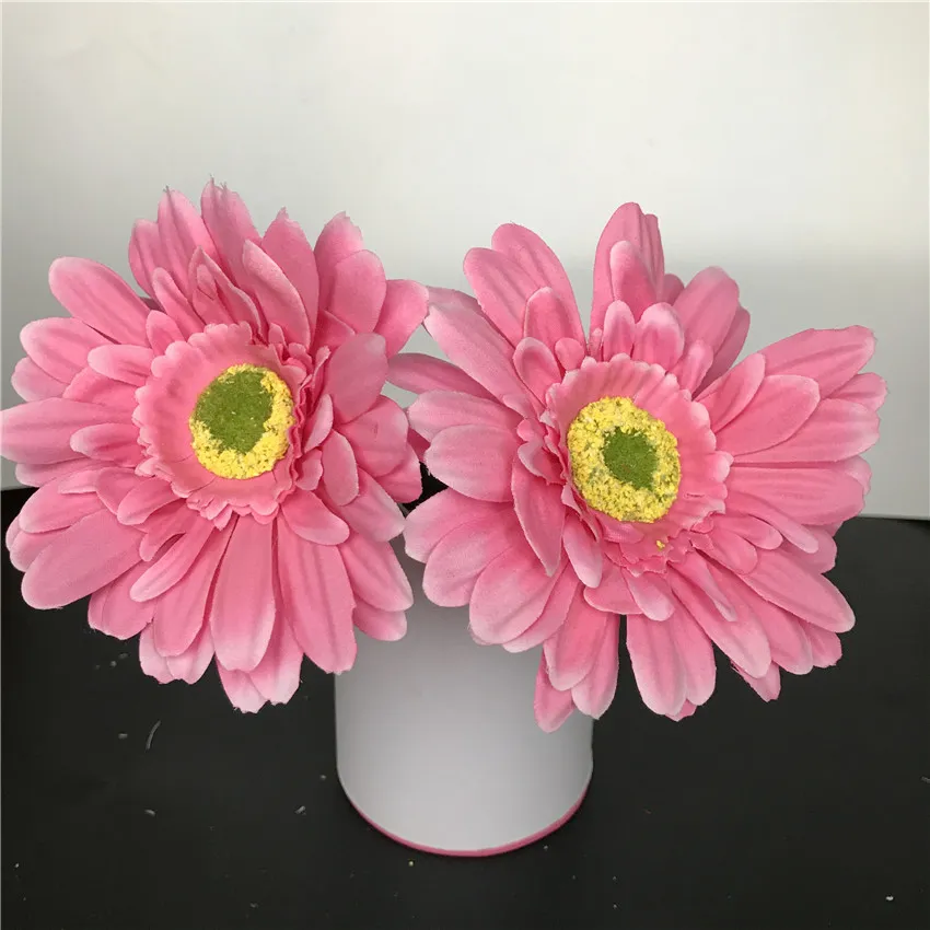 Paarse kunstmatige zijden madeliefje bloemkoppen 11 cm echte touch madely zijden bloemen chrysanthemum zonnebloemen bloemen voor bruilofts patry decoratie