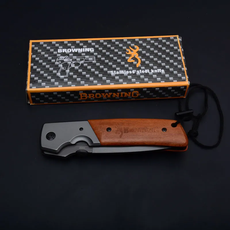 Browning DA52 Tactical Folding Knife Outdoor Camping Survival Pocket EDC Military Folding Knife