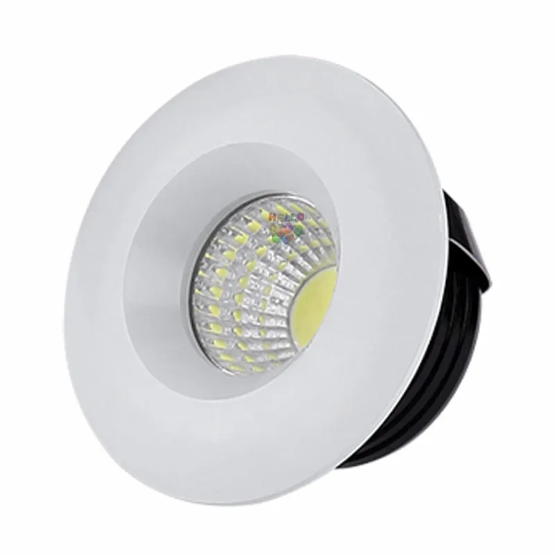 110V 220V 12V Downlights LED Dimmable Mini Lámpara de Led Led empotrada para luces de inicio del gabinete para el controlador de exhibición inclu329p