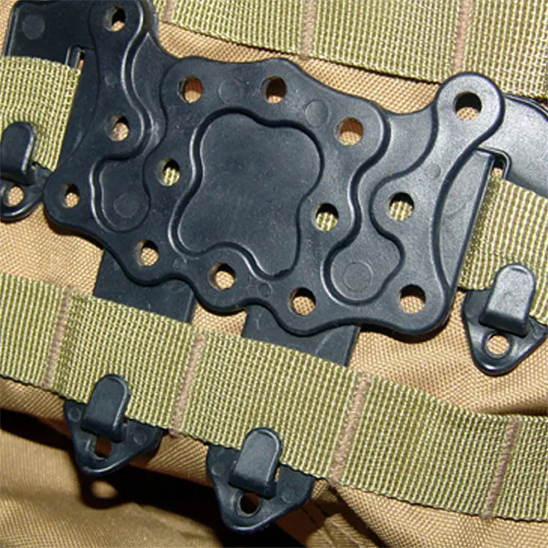 Adattatore fondina Tactical Strike MOLLE Cintura da caccia Fondina Paddle Platform Adatto a HK USP M9 GL 17 P226 1911