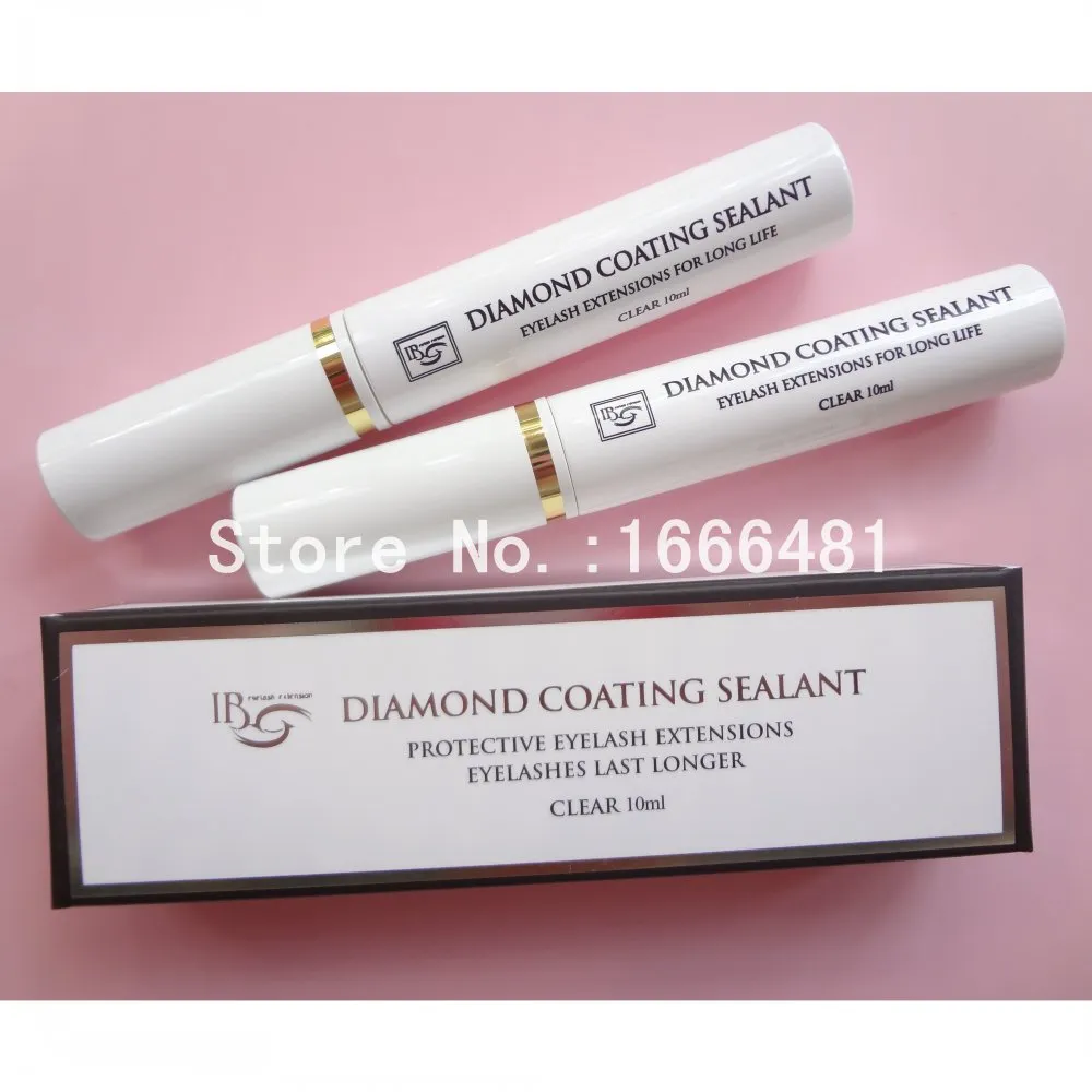 Partihandel-I Skönhet Diamond Clear eller Black Coating Sealant för att hålla ögonfransförlängning för lång livslängd beläggning mascara