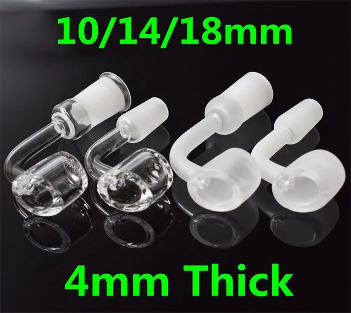 4mm Thick 10/14/18mm Quartz Banger Nail 90 Degree 100 Quartz Nails